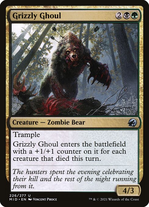 Grizzly Ghoul (226) [Innistrad: Midnight Hunt]