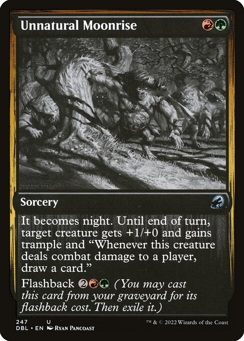 Unnatural Moonrise (247) [Innistrad: Double Feature]
