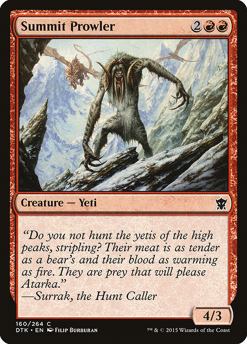 Summit Prowler (160) [Dragons of Tarkir]