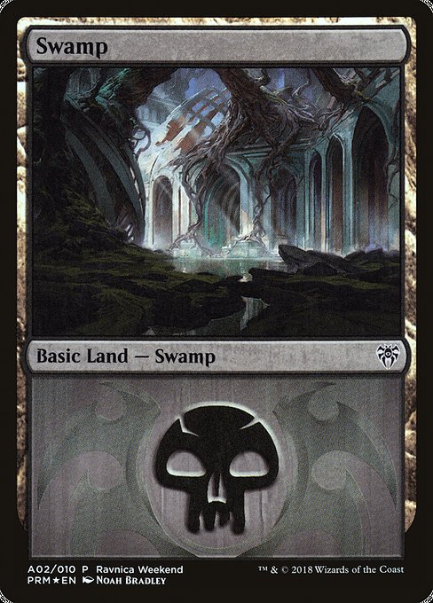 Swamp (A02) [GRN Ravnica Weekend]