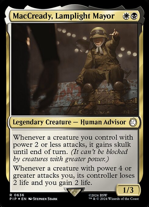 MacCready, Lamplight Mayor (636) [Fallout]