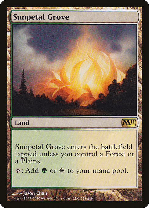 Sunpetal Grove (228) [Magic 2011]