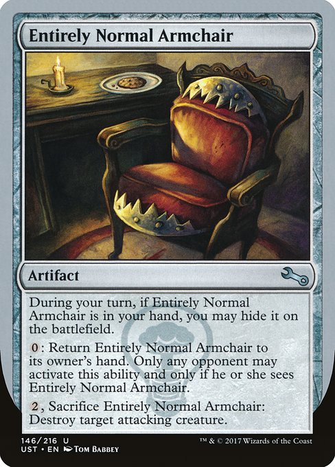 Entirely Normal Armchair (146) [Unstable]