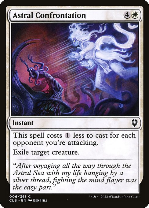 Astral Confrontation (6) [Commander Legends: Battle for Baldur's Gate]