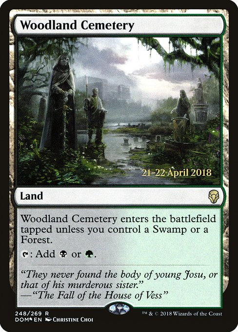 Woodland Cemetery (248s) [Dominaria Promos]