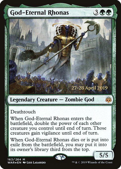 God-Eternal Rhonas (163s) [War of the Spark Promos]