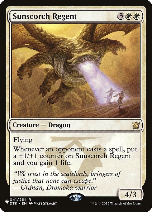 Sunscorch Regent (DTK-41) [The List]