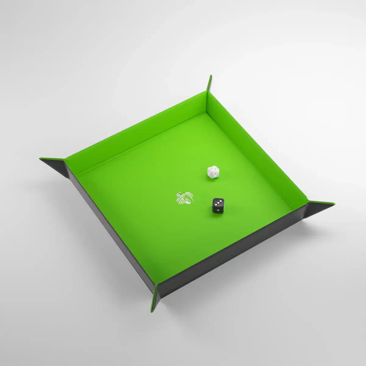 GameGenic Green/Black Magnetic Square Dice Tray image 0