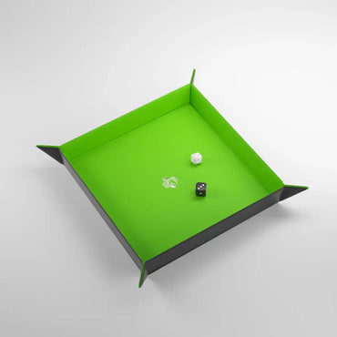 GameGenic Green/Black Magnetic Square Dice Tray image 0