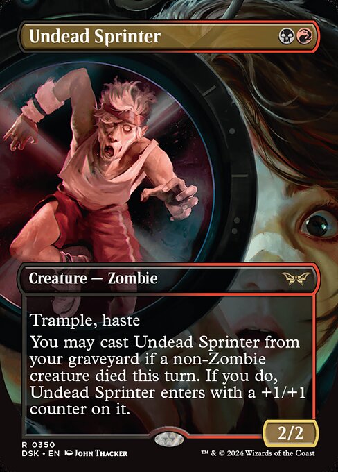 Undead Sprinter (350) [Duskmourn: House of Horror]