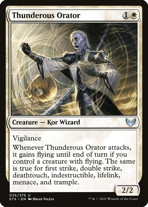 Thunderous Orator (35) [Strixhaven: School of Mages]