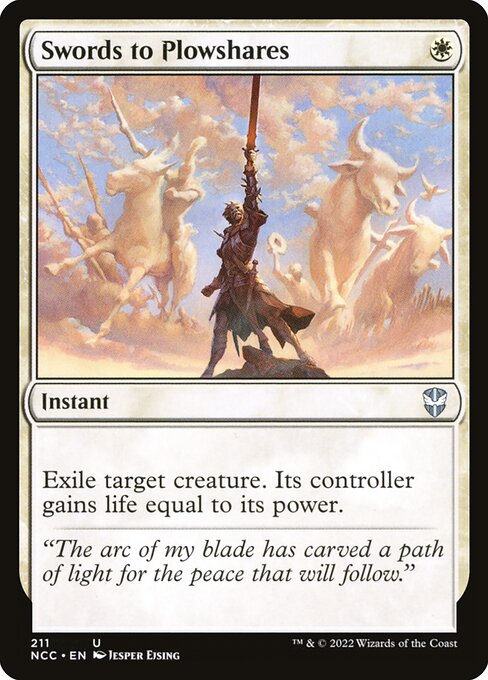 Swords to Plowshares (211) [New Capenna Commander]