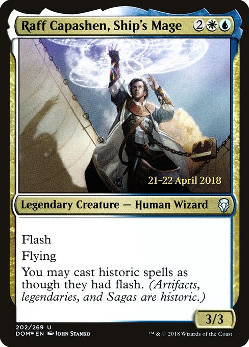 Raff Capashen, Ship's Mage (202s) [Dominaria Promos]