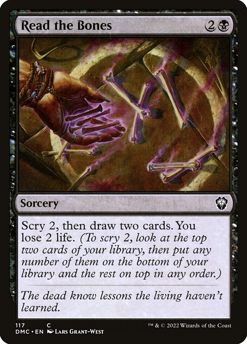 Read the Bones (117) [Dominaria United Commander]