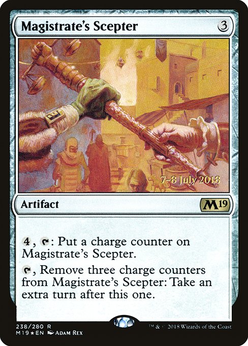 Magistrate's Scepter (238s) [Core Set 2019 Promos]