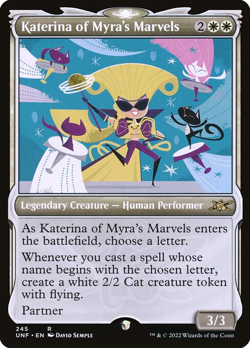 Katerina of Myra's Marvels (245) [Unfinity] [Showcase]