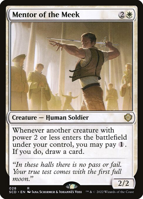 Mentor of the Meek (28) [Starter Commander Decks]