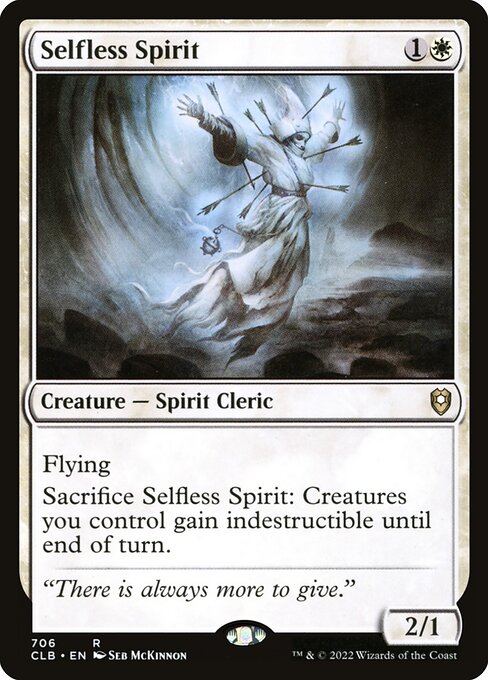 Selfless Spirit (706) [Commander Legends: Battle for Baldur's Gate]