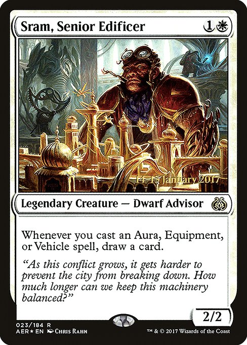 Sram, Senior Edificer (23s) [Aether Revolt Promos]