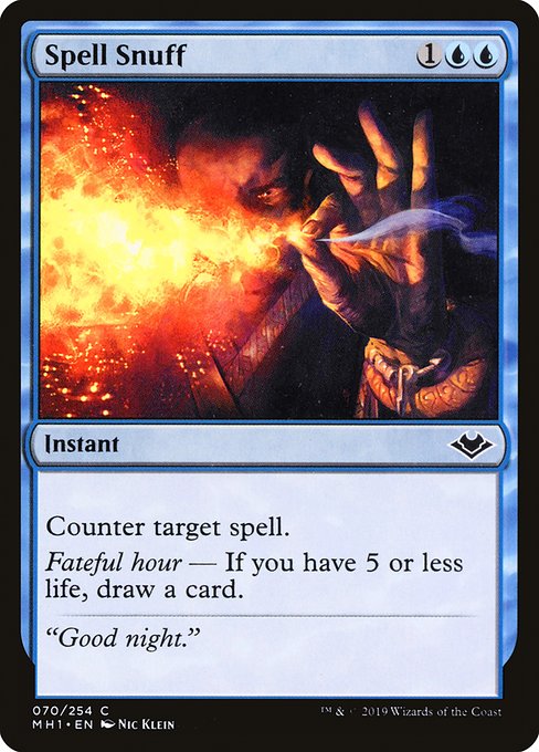 Spell Snuff (70) [Modern Horizons]