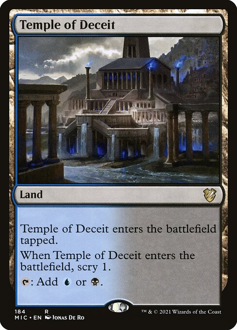 Temple of Deceit (184) [Midnight Hunt Commander]