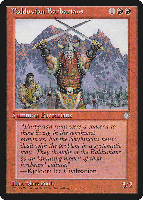 Balduvian Barbarians (172) [Ice Age]