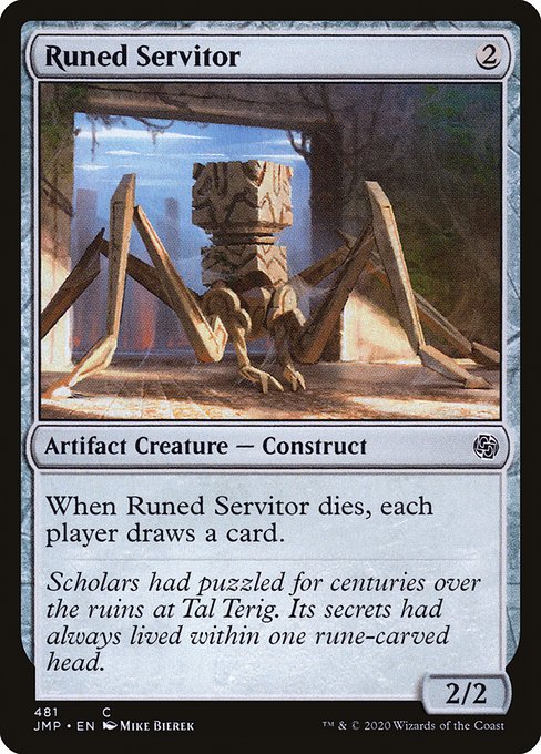 Runed Servitor (481) [Jumpstart]