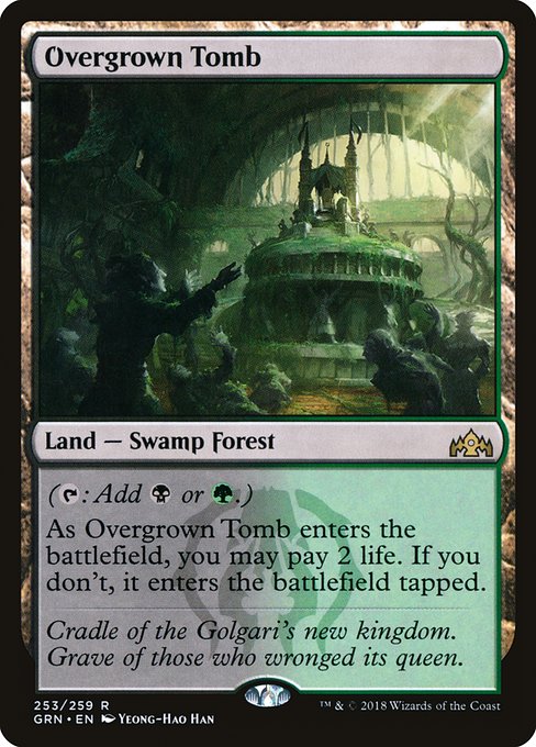 Overgrown Tomb (253) [Guilds of Ravnica]