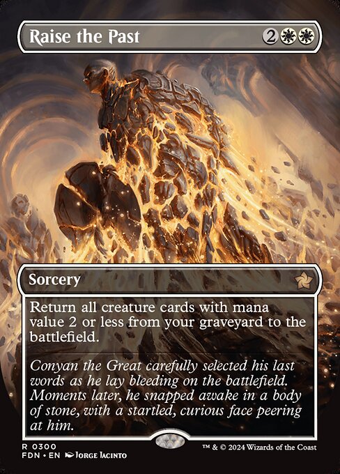 Raise the Past (Borderless) (300) [Foundations]