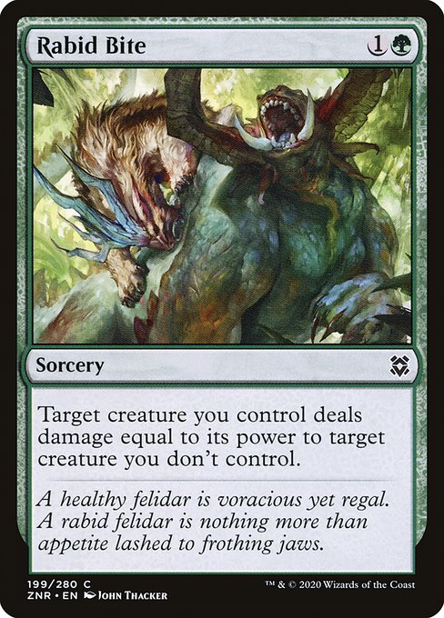 Rabid Bite (199) [Zendikar Rising]