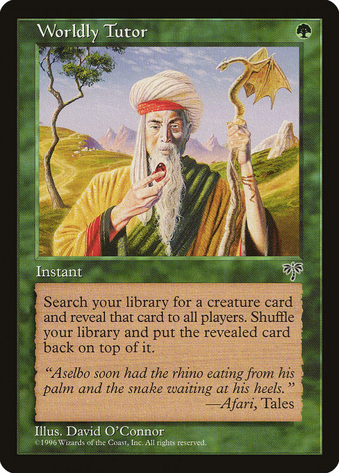 Worldly Tutor (255) [Mirage]