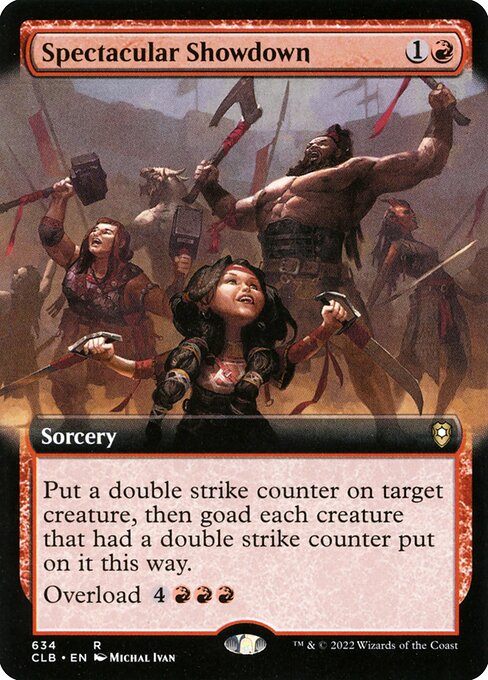 Spectacular Showdown (634) [Commander Legends: Battle for Baldur's Gate] [Extended Art]
