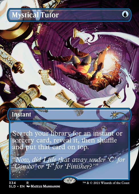 Mystical Tutor (334) [Secret Lair Drop] [Borderless]