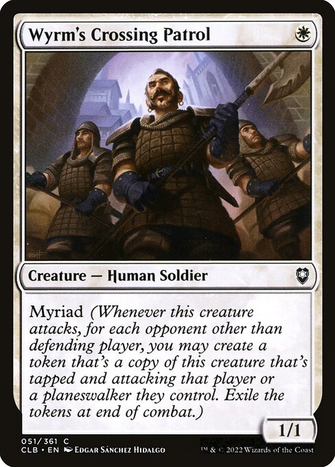 Wyrm's Crossing Patrol (51) [Commander Legends: Battle for Baldur's Gate]