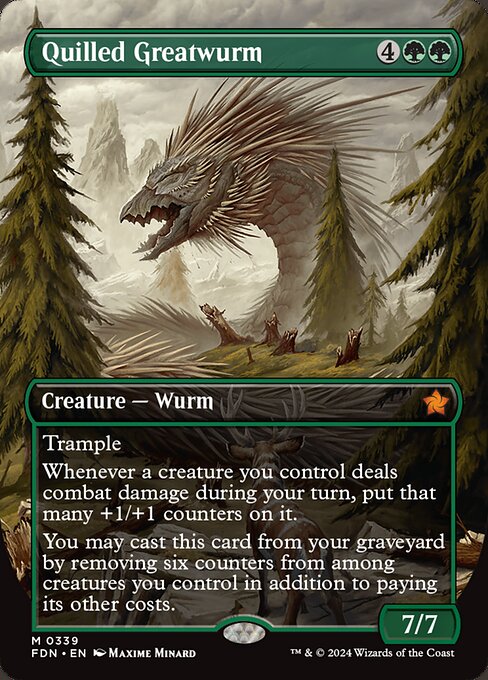Quilled Greatwurm (339) [Foundations]