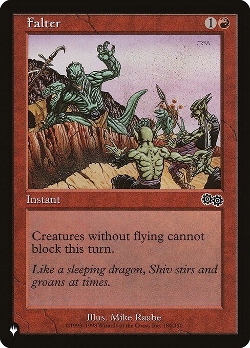 Falter (USG-184) [The List]