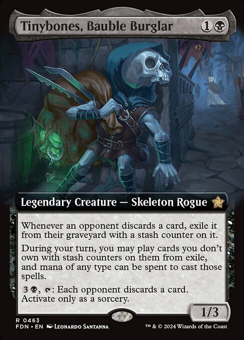 Tinybones, Bauble Burglar (Extended Art) (463) [Foundations]