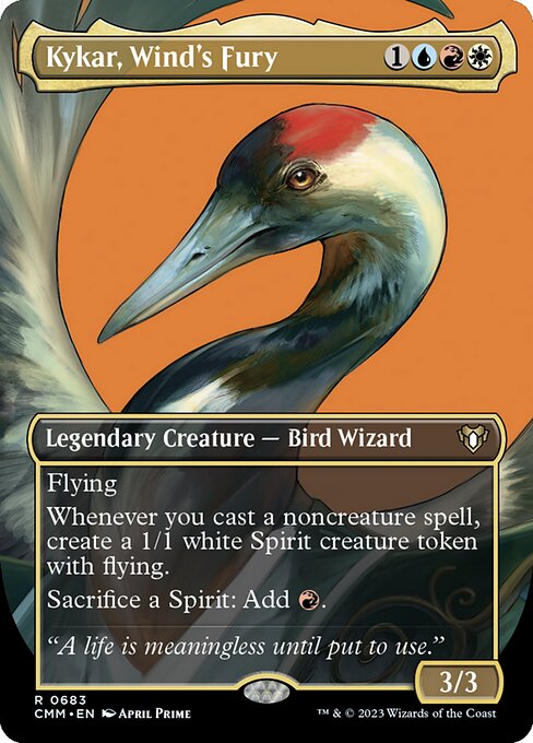 Kykar, Wind's Fury (683) [Commander Masters] [Borderless]