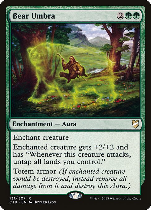 Bear Umbra (131) [Commander 2018]