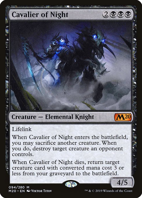 Cavalier of Night (94) [Core Set 2020]
