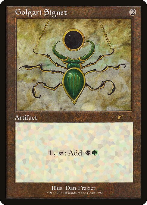 Golgari Signet (292) [Secret Lair Drop]