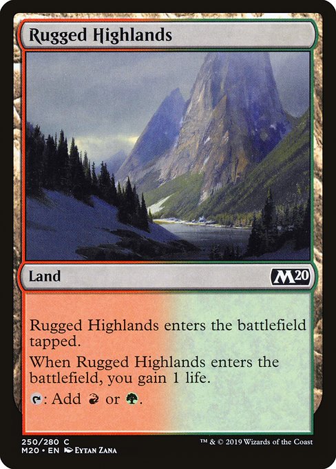 Rugged Highlands (250) [Core Set 2020]