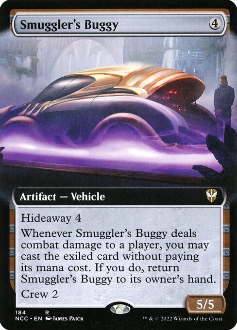 Smuggler's Buggy (184) [New Capenna Commander] [Extended Art]
