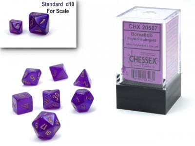 CHX20587 Mini Royal Purple/Gold Borealis 7PC image 0