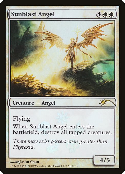 Sunblast Angel (A8) [Scars of Mirrodin Promos]