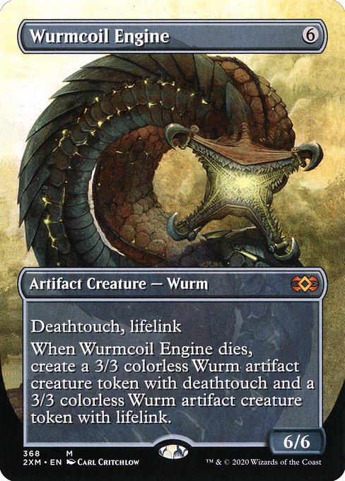 Wurmcoil Engine (368) [Double Masters] [Borderless]