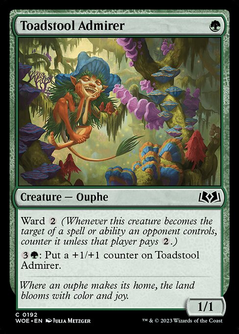 Toadstool Admirer (192) [Wilds of Eldraine]