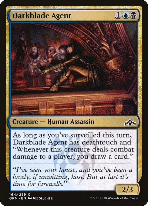 Darkblade Agent (164) [Guilds of Ravnica]