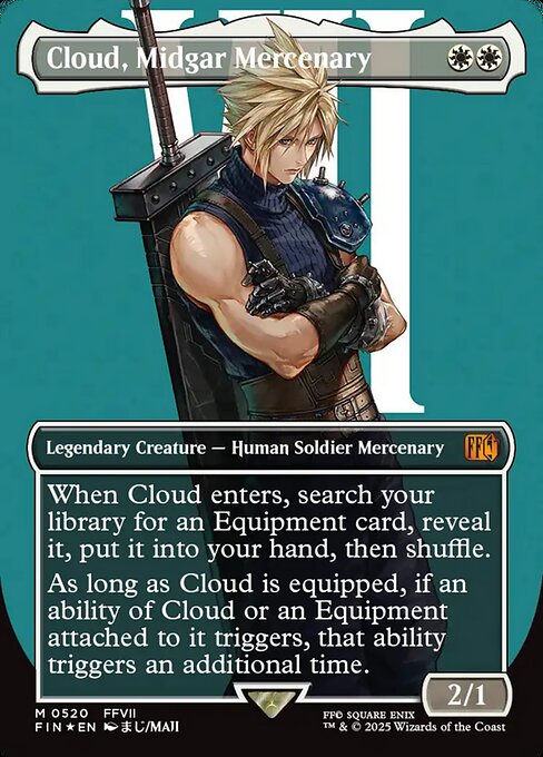 Cloud, Midgar Mercenary (520) [Final Fantasy]