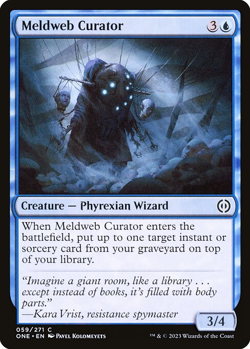 Meldweb Curator (59) [Phyrexia: All Will Be One]